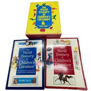the world treasury of children's literature paperback books by C. Fadiman READ